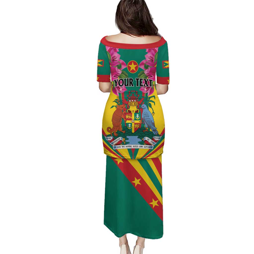 Personalized Carriacou and Petite Martinique Puletasi Bougainvillea Flowers - Wonder Print Shop