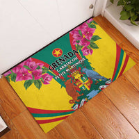 Carriacou and Petite Martinique Rubber Doormat Bougainvillea Flowers - Wonder Print Shop