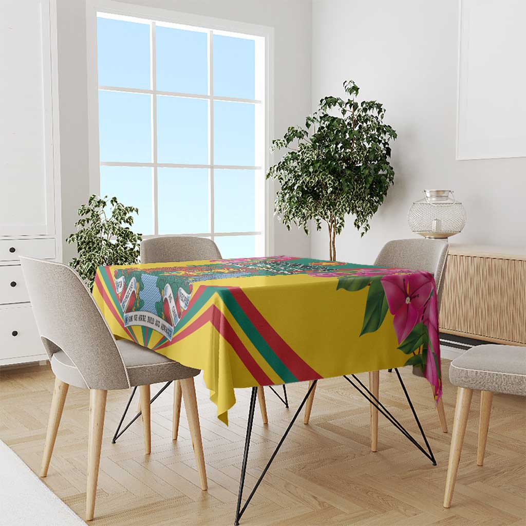 Carriacou and Petite Martinique Tablecloth Bougainvillea Flowers - Wonder Print Shop