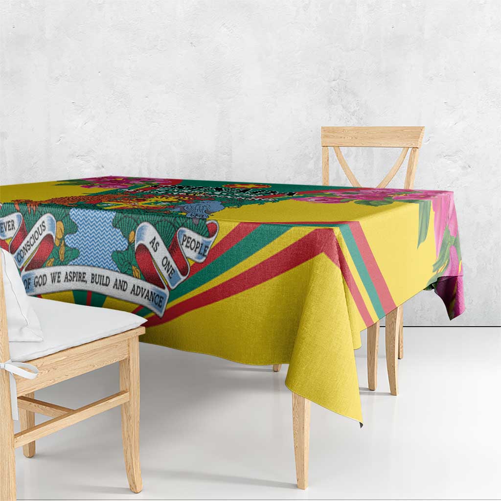 Carriacou and Petite Martinique Tablecloth Bougainvillea Flowers - Wonder Print Shop