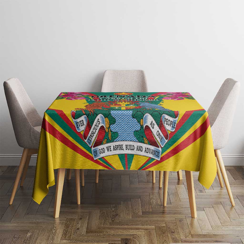 Carriacou and Petite Martinique Tablecloth Bougainvillea Flowers - Wonder Print Shop