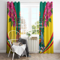 Carriacou and Petite Martinique Window Curtain Bougainvillea Flowers - Wonder Print Shop