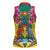 Personalized Carriacou and Petite Martinique Women Sleeveless Polo Shirt Bougainvillea Flowers - Wonder Print Shop