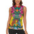Personalized Carriacou and Petite Martinique Women Sleeveless Polo Shirt Bougainvillea Flowers - Wonder Print Shop