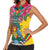 Personalized Carriacou and Petite Martinique Women Sleeveless Polo Shirt Bougainvillea Flowers - Wonder Print Shop