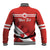 Personalised Canada Maple Leaf Baseball Jacket A mari usque ad mare
