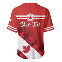 Personalised Canada Maple Leaf Baseball Jersey A mari usque ad mare