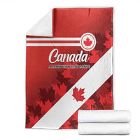 Canada Maple Leaf Blanket A mari usque ad mare
