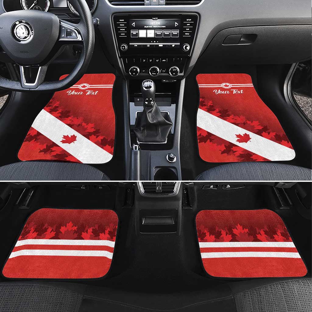 Canada Maple Leaf Car Mats A mari usque ad mare