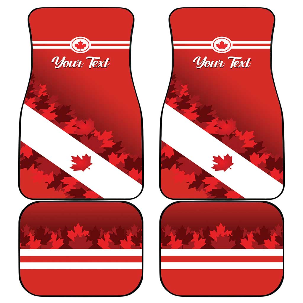 Canada Maple Leaf Car Mats A mari usque ad mare