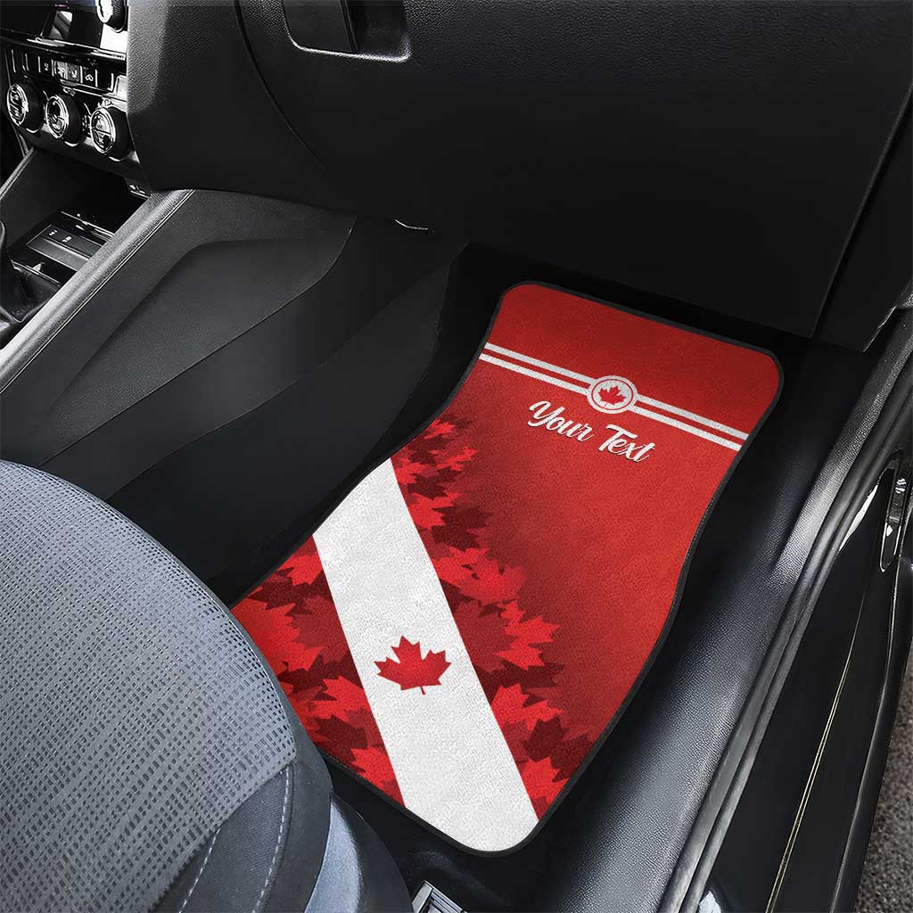 Canada Maple Leaf Car Mats A mari usque ad mare