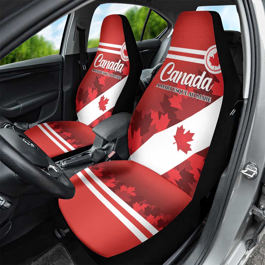 Canada Maple Leaf Car Seat Cover A mari usque ad mare