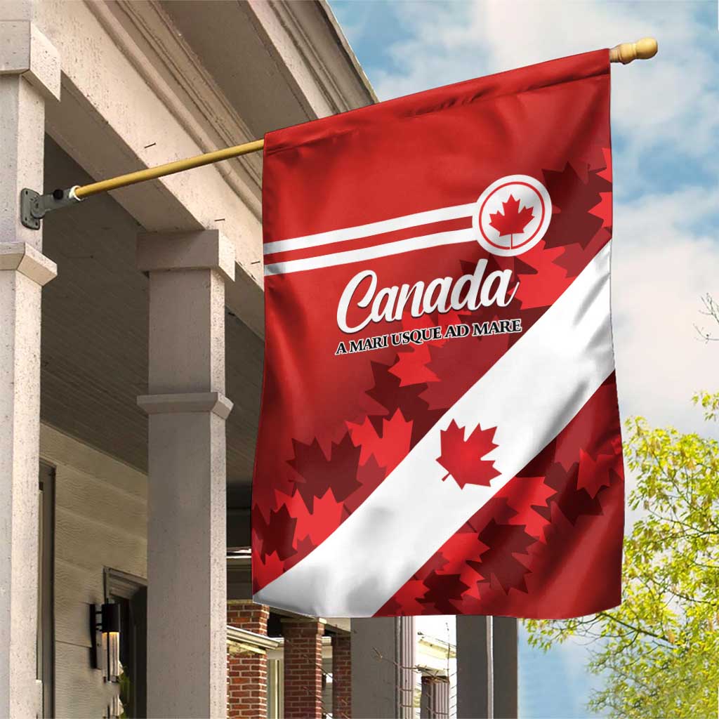 Canada Maple Leaf Garden Flag A mari usque ad mare
