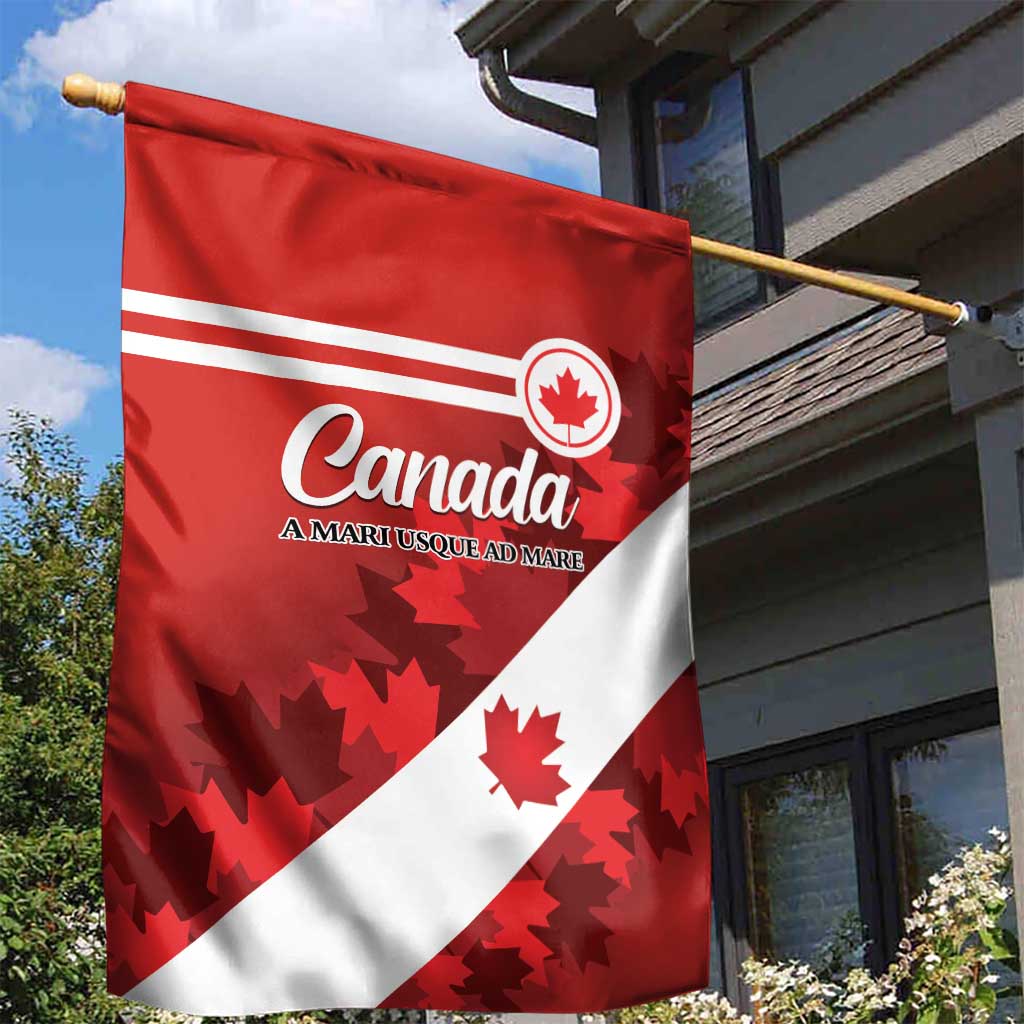 Canada Maple Leaf Garden Flag A mari usque ad mare