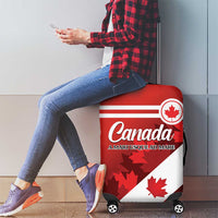Canada Maple Leaf Luggage Cover A mari usque ad mare