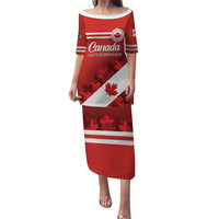 Personalised Canada Maple Leaf Puletasi A mari usque ad mare - Wonder Print Shop