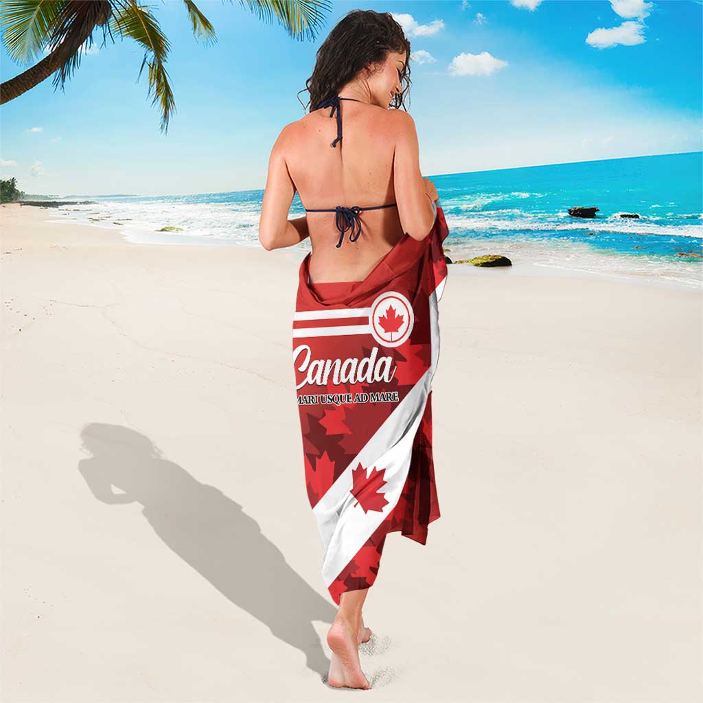 Canada Maple Leaf Sarong A mari usque ad mare - Wonder Print Shop
