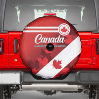 Canada Maple Leaf Spare Tire Cover A mari usque ad mare - Wonder Print Shop