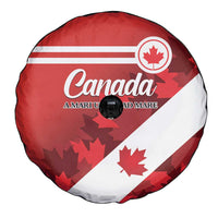 Canada Maple Leaf Spare Tire Cover A mari usque ad mare - Wonder Print Shop