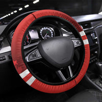 Canada Maple Leaf Steering Wheel Cover A mari usque ad mare - Wonder Print Shop