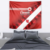 Canada Maple Leaf Tapestry A mari usque ad mare - Wonder Print Shop