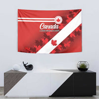 Canada Maple Leaf Tapestry A mari usque ad mare - Wonder Print Shop