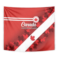 Canada Maple Leaf Tapestry A mari usque ad mare - Wonder Print Shop