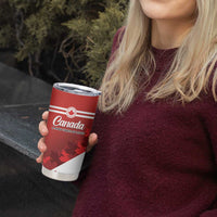 Personalised Canada Maple Leaf Tumbler Cup A mari usque ad mare - Wonder Print Shop