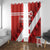 Canada Maple Leaf Window Curtain A mari usque ad mare - Wonder Print Shop