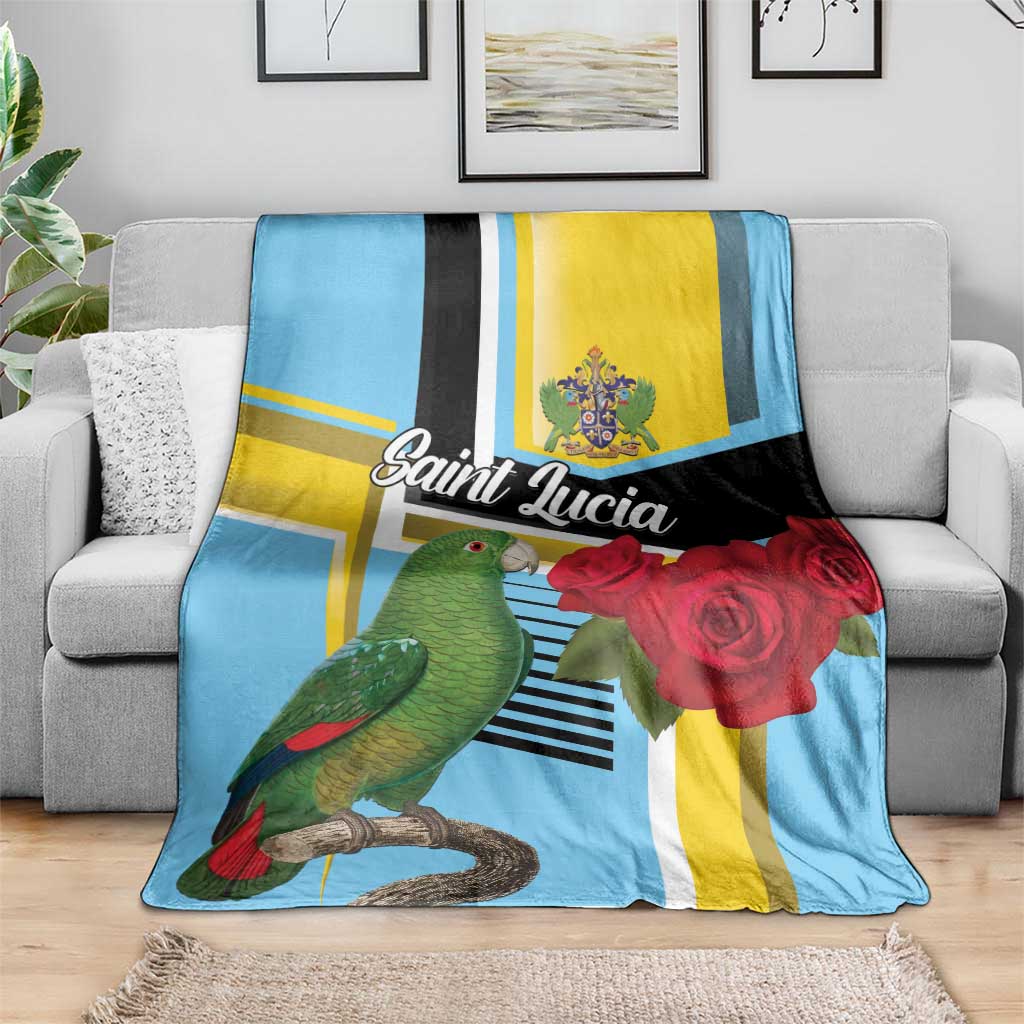 Saint Lucia Blanket Jacquot Parrot Rosie Floral