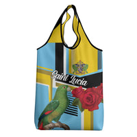 Saint Lucia Grocery Bag Jacquot Parrot Rosie Floral