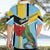 Personalized Saint Lucia Hawaiian Shirt Jacquot Parrot Rosie Floral