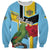 Personalized Saint Lucia Sweatshirt Jacquot Parrot Rosie Floral - Wonder Print Shop