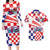 Croatia National Day 2024 Couples Matching Long Sleeve Bodycon Dress and Hawaiian Shirt Hrvatska Dan drzavnosti - Wonder Print Shop