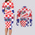 Croatia National Day 2024 Couples Matching Long Sleeve Bodycon Dress and Long Sleeve Button Shirt Hrvatska Dan drzavnosti - Wonder Print Shop