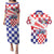 Croatia National Day 2024 Couples Matching Puletasi and Hawaiian Shirt Hrvatska Dan drzavnosti - Wonder Print Shop
