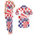 Croatia National Day 2024 Couples Matching Tank Maxi Dress and Hawaiian Shirt Hrvatska Dan drzavnosti - Wonder Print Shop