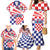 Croatia National Day 2024 Family Matching Mermaid Dress and Hawaiian Shirt Hrvatska Dan drzavnosti - Wonder Print Shop