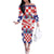 Croatia National Day 2024 Family Matching Off The Shoulder Long Sleeve Dress and Hawaiian Shirt Hrvatska Dan drzavnosti - Wonder Print Shop