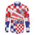 Croatia National Day 2024 Family Matching Short Sleeve Bodycon Dress and Hawaiian Shirt Hrvatska Dan drzavnosti - Wonder Print Shop