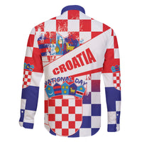 Croatia National Day 2024 Family Matching Short Sleeve Bodycon Dress and Hawaiian Shirt Hrvatska Dan drzavnosti - Wonder Print Shop