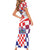 Croatia National Day 2024 Family Matching Short Sleeve Bodycon Dress and Hawaiian Shirt Hrvatska Dan drzavnosti - Wonder Print Shop