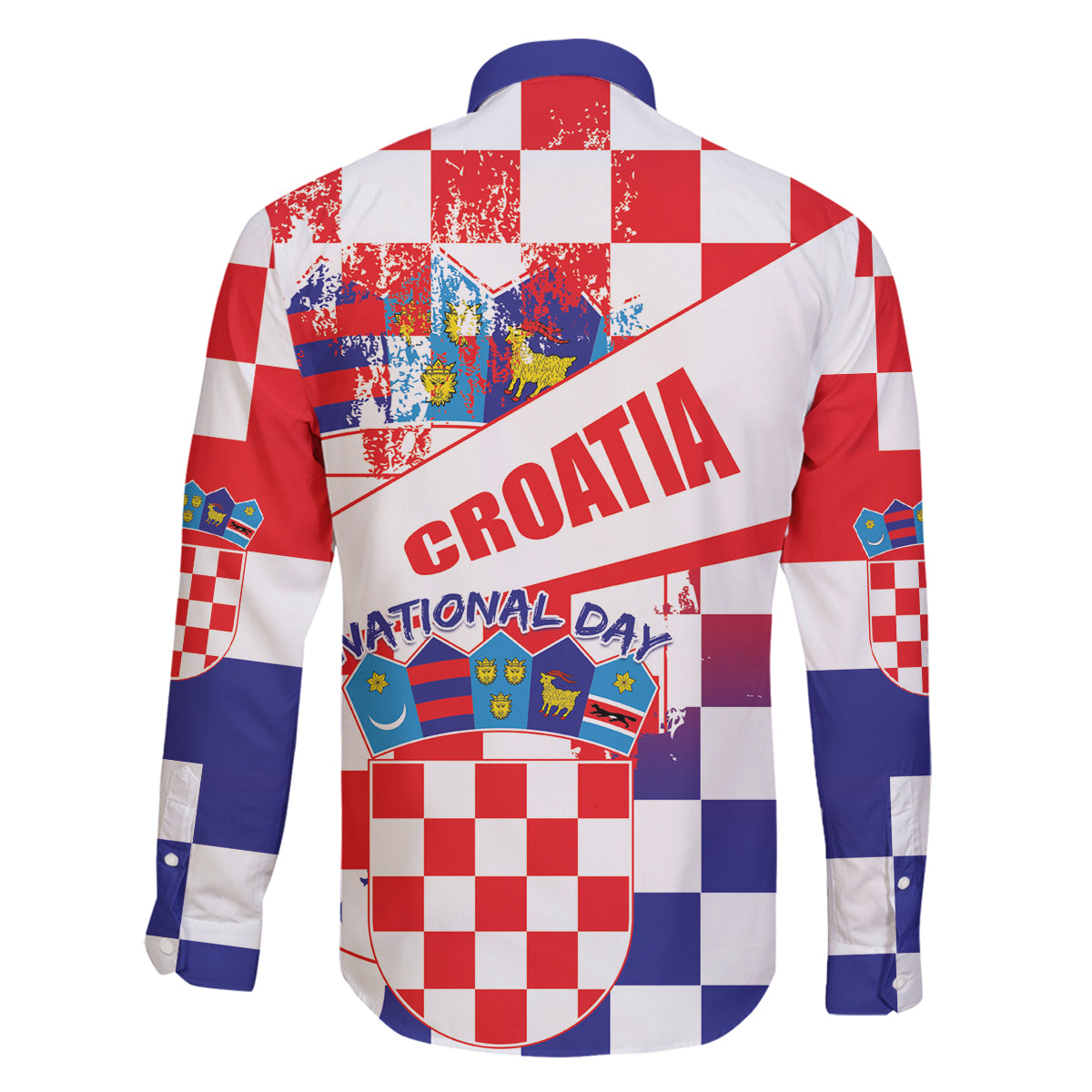 Croatia National Day 2024 Family Matching Tank Maxi Dress and Hawaiian Shirt Hrvatska Dan drzavnosti - Wonder Print Shop