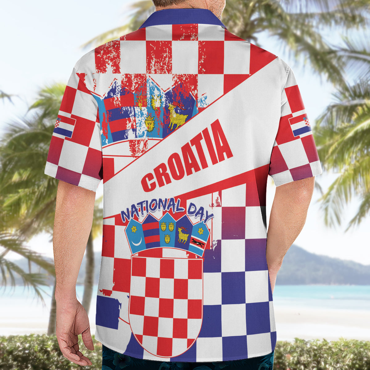 Croatia National Day 2024 Hawaiian Shirt Hrvatska Dan drzavnosti - Wonder Print Shop