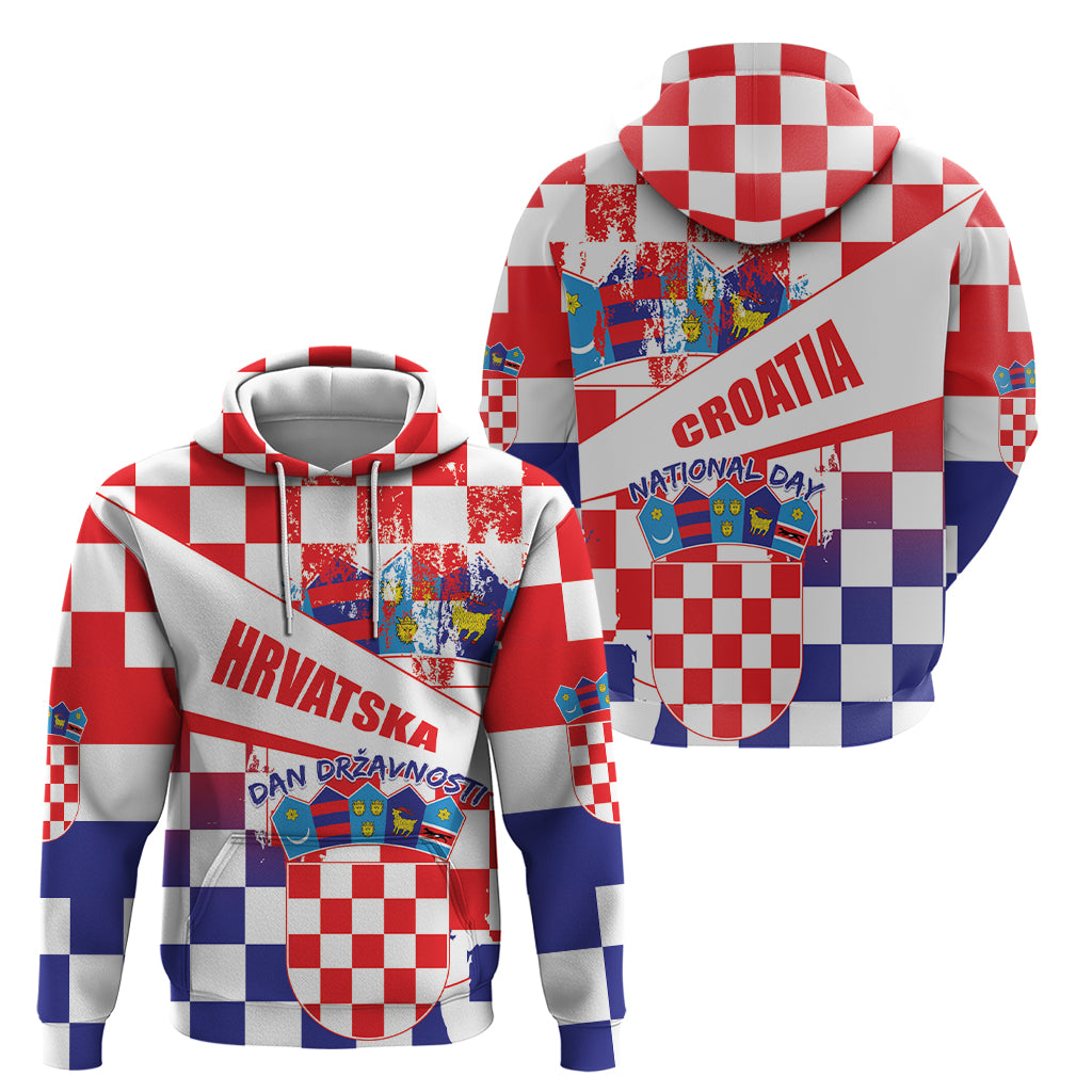 Croatia National Day 2024 Hoodie Hrvatska Dan drzavnosti - Wonder Print Shop