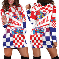 Croatia National Day 2024 Hoodie Dress Hrvatska Dan drzavnosti - Wonder Print Shop
