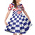 Croatia National Day 2024 Kid Short Sleeve Dress Hrvatska Dan drzavnosti - Wonder Print Shop
