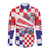 Croatia National Day 2024 Long Sleeve Button Shirt Hrvatska Dan drzavnosti