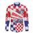 Croatia National Day 2024 Long Sleeve Button Shirt Hrvatska Dan drzavnosti - Wonder Print Shop