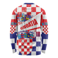 Croatia National Day 2024 Long Sleeve Shirt Hrvatska Dan drzavnosti - Wonder Print Shop